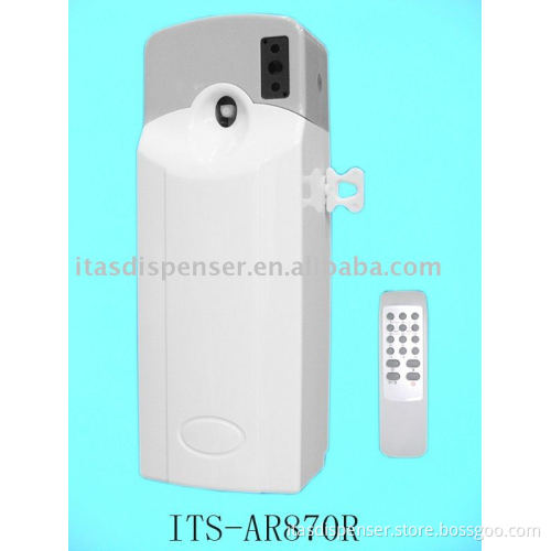 Remote control aroma dispenser, aerosol dispenser